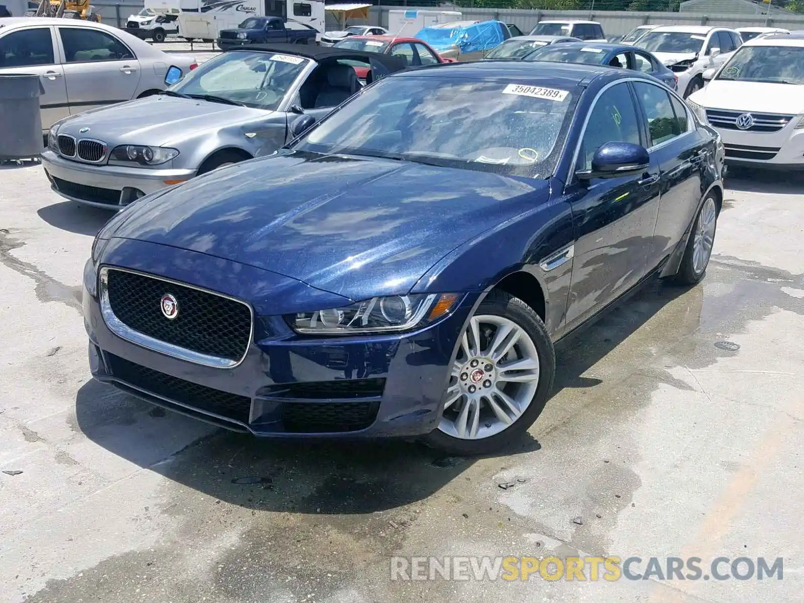 2 Photograph of a damaged car SAJAJ4FX3KCP43901 JAGUAR XE 2019