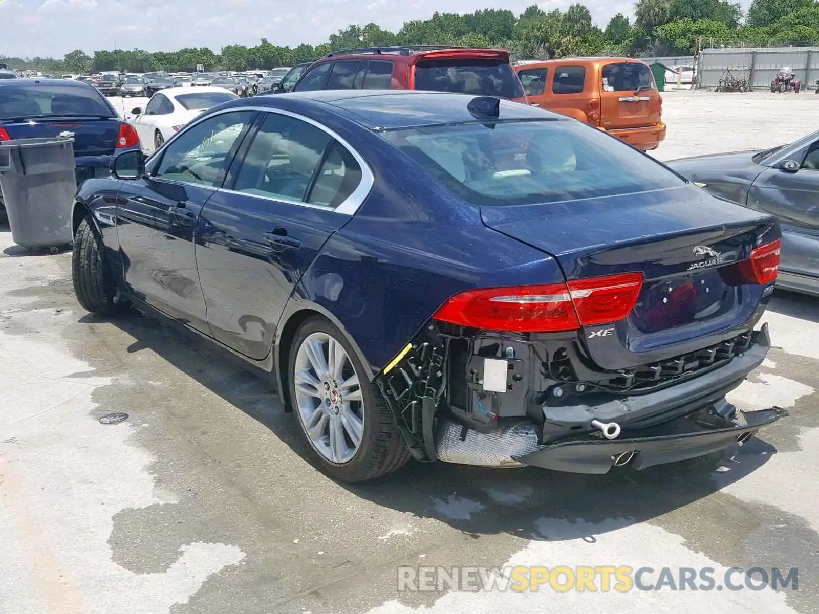 3 Photograph of a damaged car SAJAJ4FX3KCP43901 JAGUAR XE 2019