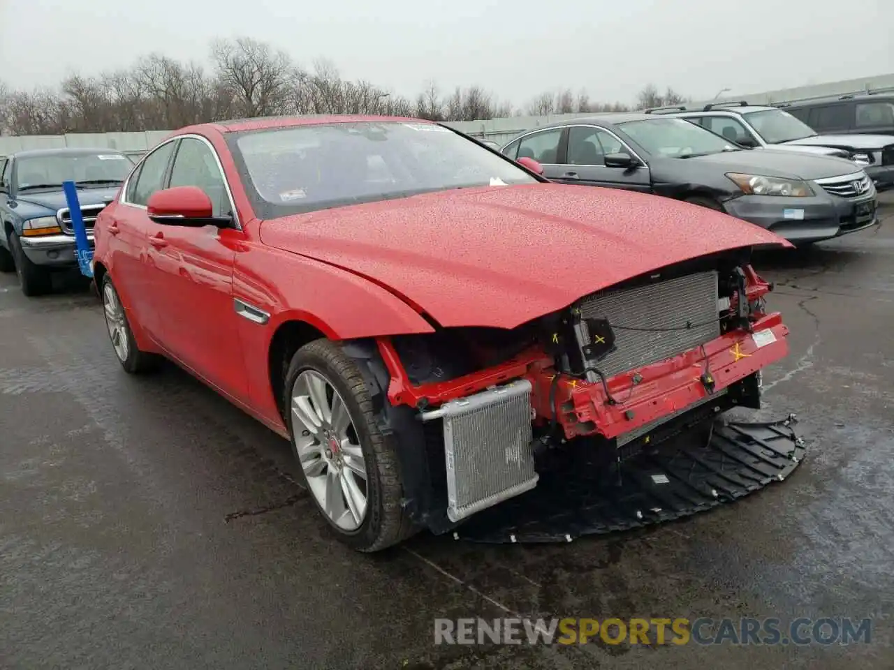 1 Photograph of a damaged car SAJAJ4FX7KCP53475 JAGUAR XE 2019