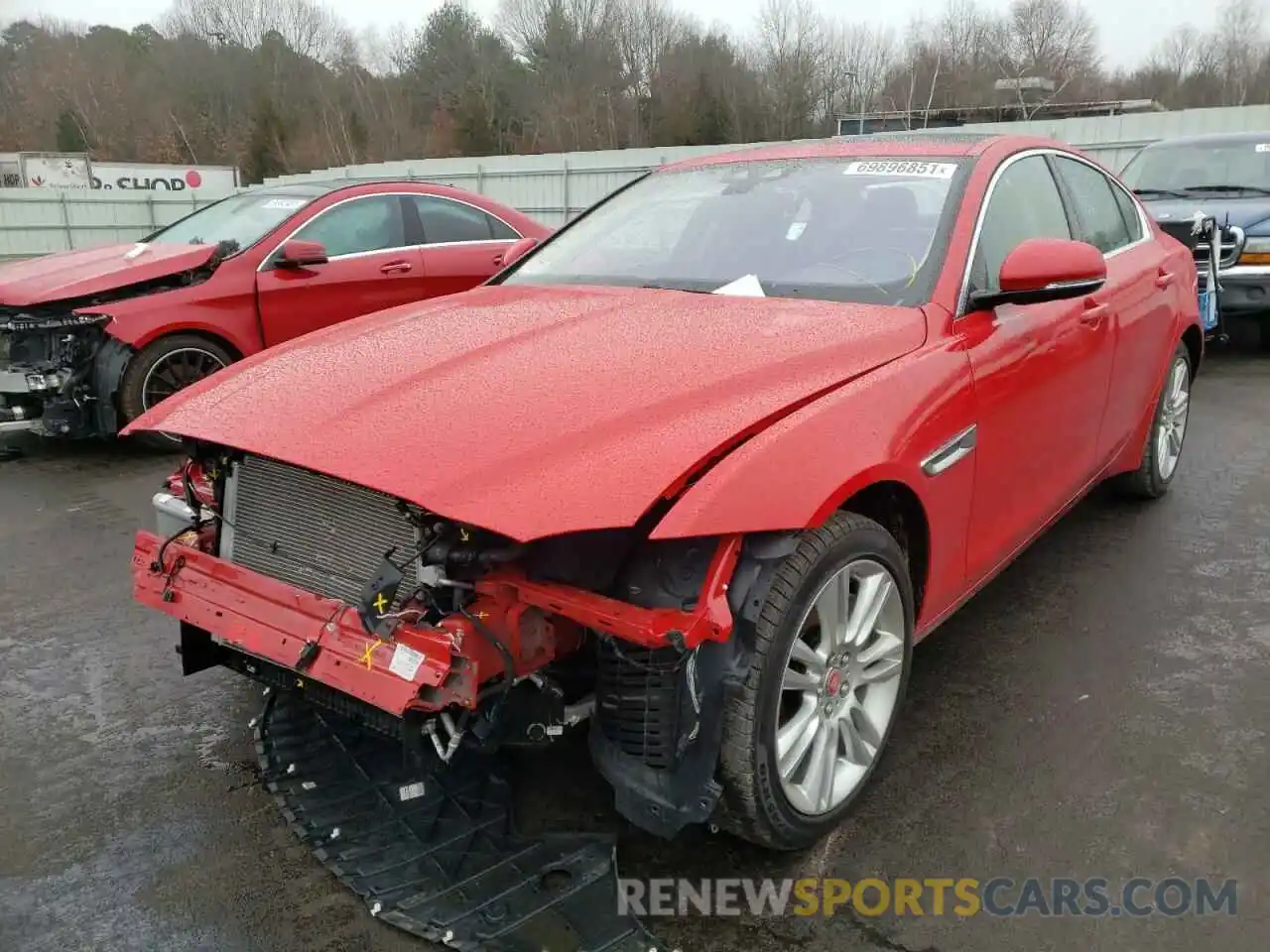 2 Photograph of a damaged car SAJAJ4FX7KCP53475 JAGUAR XE 2019