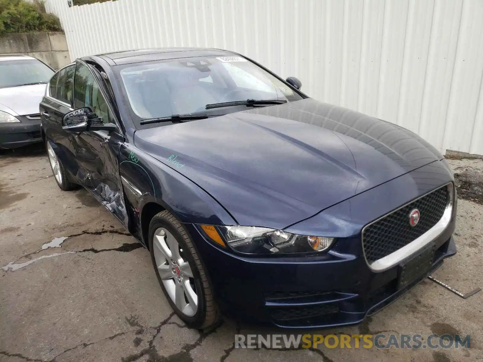 1 Photograph of a damaged car SAJAJ4GX9KCP43979 JAGUAR XE 2019