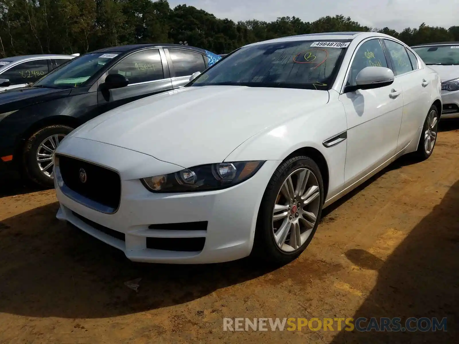 2 Photograph of a damaged car SAJAR4FX0KCP44366 JAGUAR XE 2019