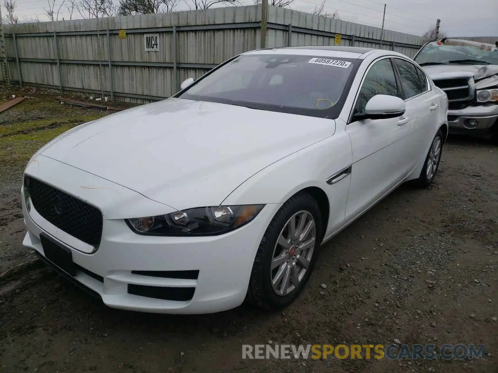 2 Photograph of a damaged car SAJAR4FX2KCP49665 JAGUAR XE 2019