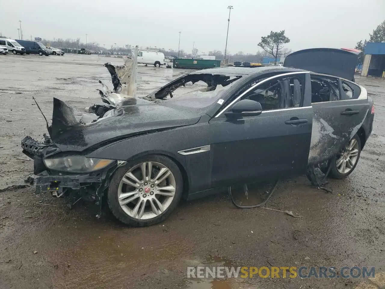 1 Photograph of a damaged car SAJAR4FX4KCP51773 JAGUAR XE 2019