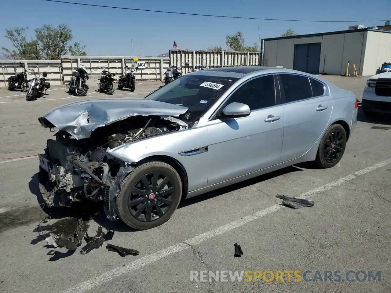 1 Photograph of a damaged car SAJAR4FX6KCP49670 JAGUAR XE 2019