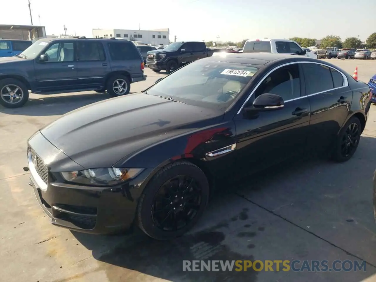 1 Photograph of a damaged car SAJAR4FX7KCP44476 JAGUAR XE 2019