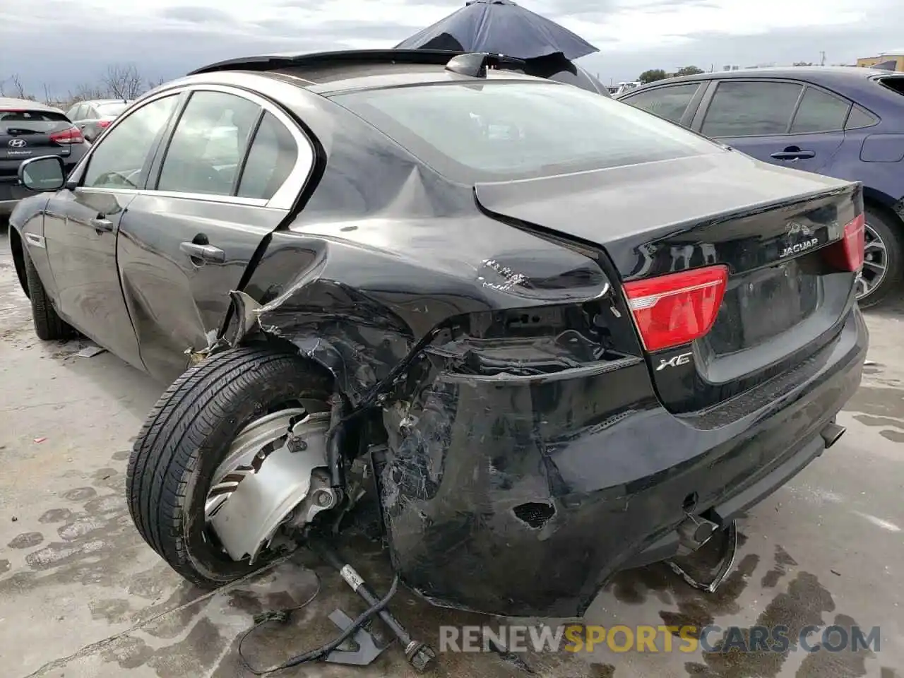 3 Photograph of a damaged car SAJAR4FX8KCP52506 JAGUAR XE 2019