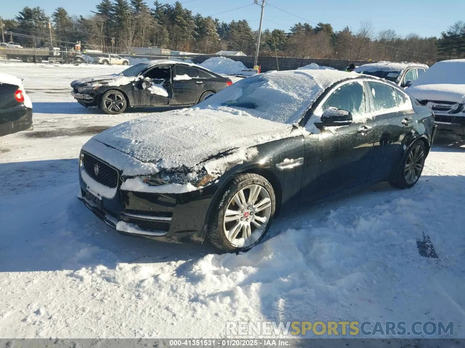 2 Photograph of a damaged car SAJAR4FXXKCP52331 JAGUAR XE 2019