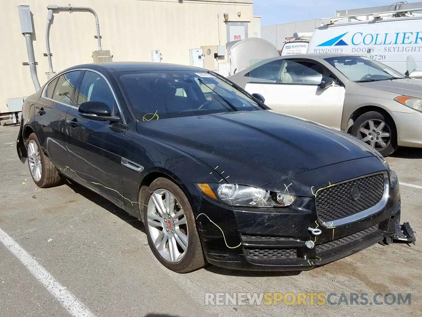 1 Photograph of a damaged car SAJAS4FX4KCP52880 JAGUAR XE 2019