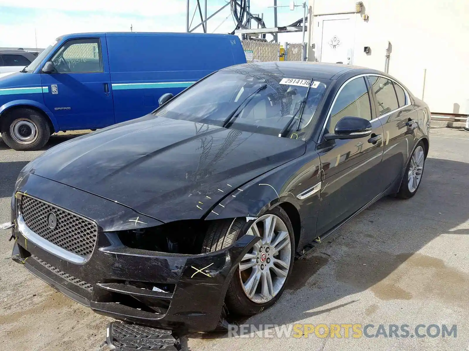 2 Photograph of a damaged car SAJAS4FX4KCP52880 JAGUAR XE 2019