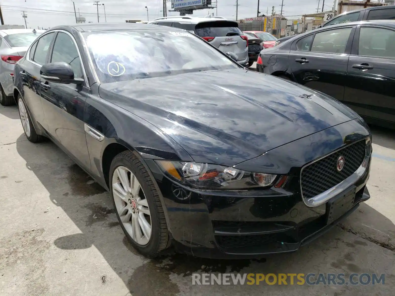 1 Photograph of a damaged car SAJAS4FX5KCP52869 JAGUAR XE 2019