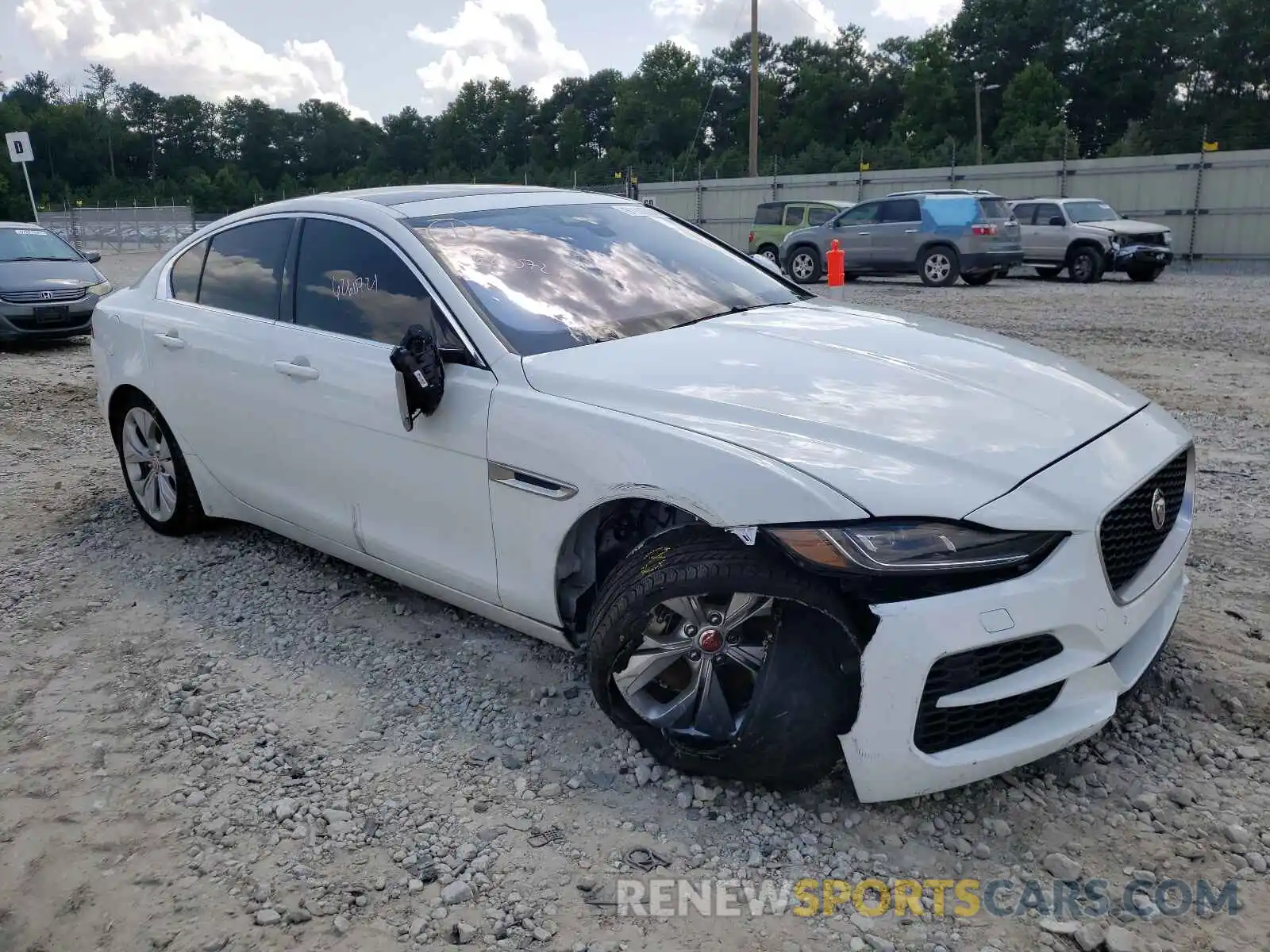 1 Photograph of a damaged car SAJAE4FX0LCP65053 JAGUAR XE 2020