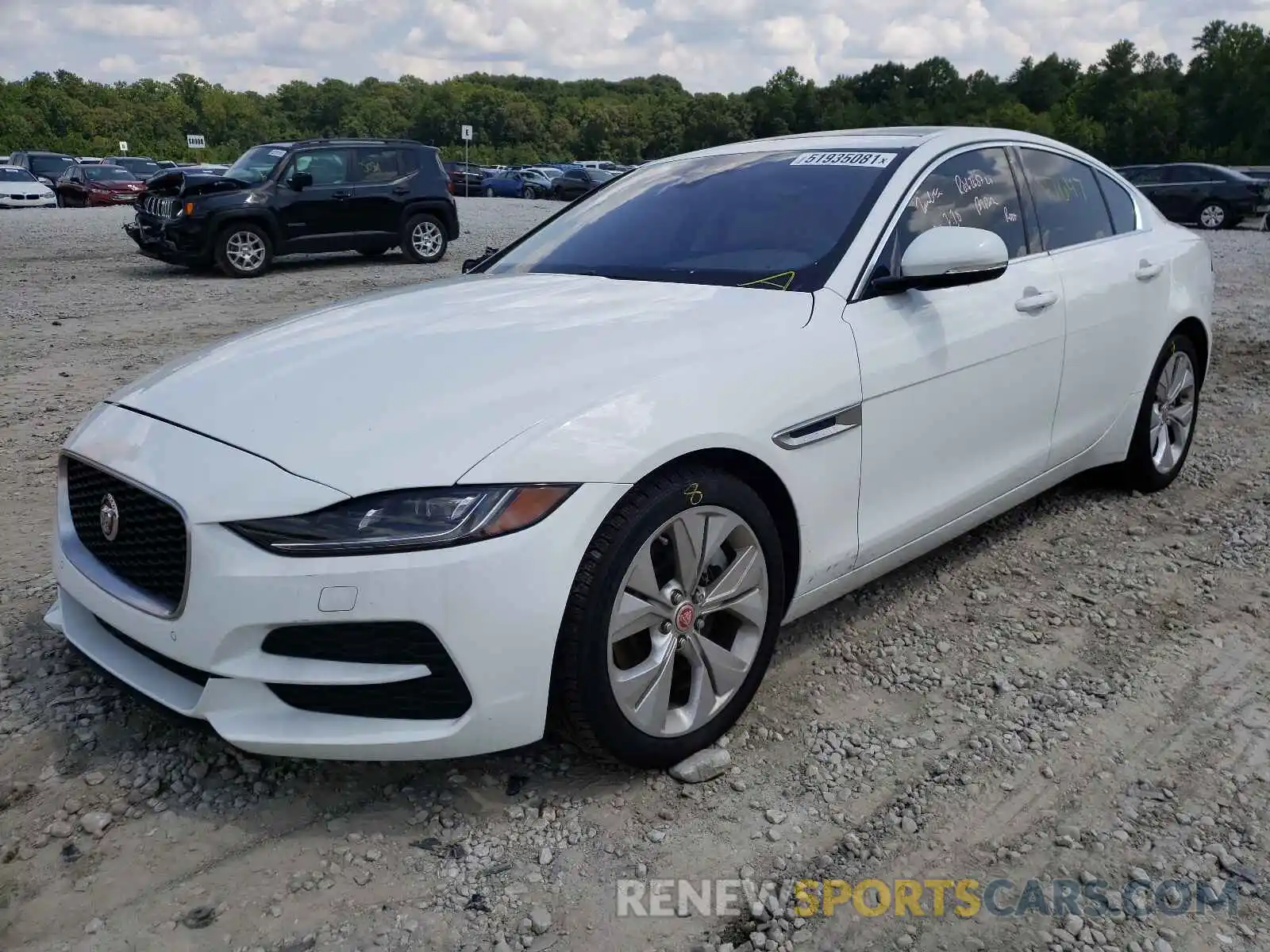 2 Photograph of a damaged car SAJAE4FX0LCP65053 JAGUAR XE 2020