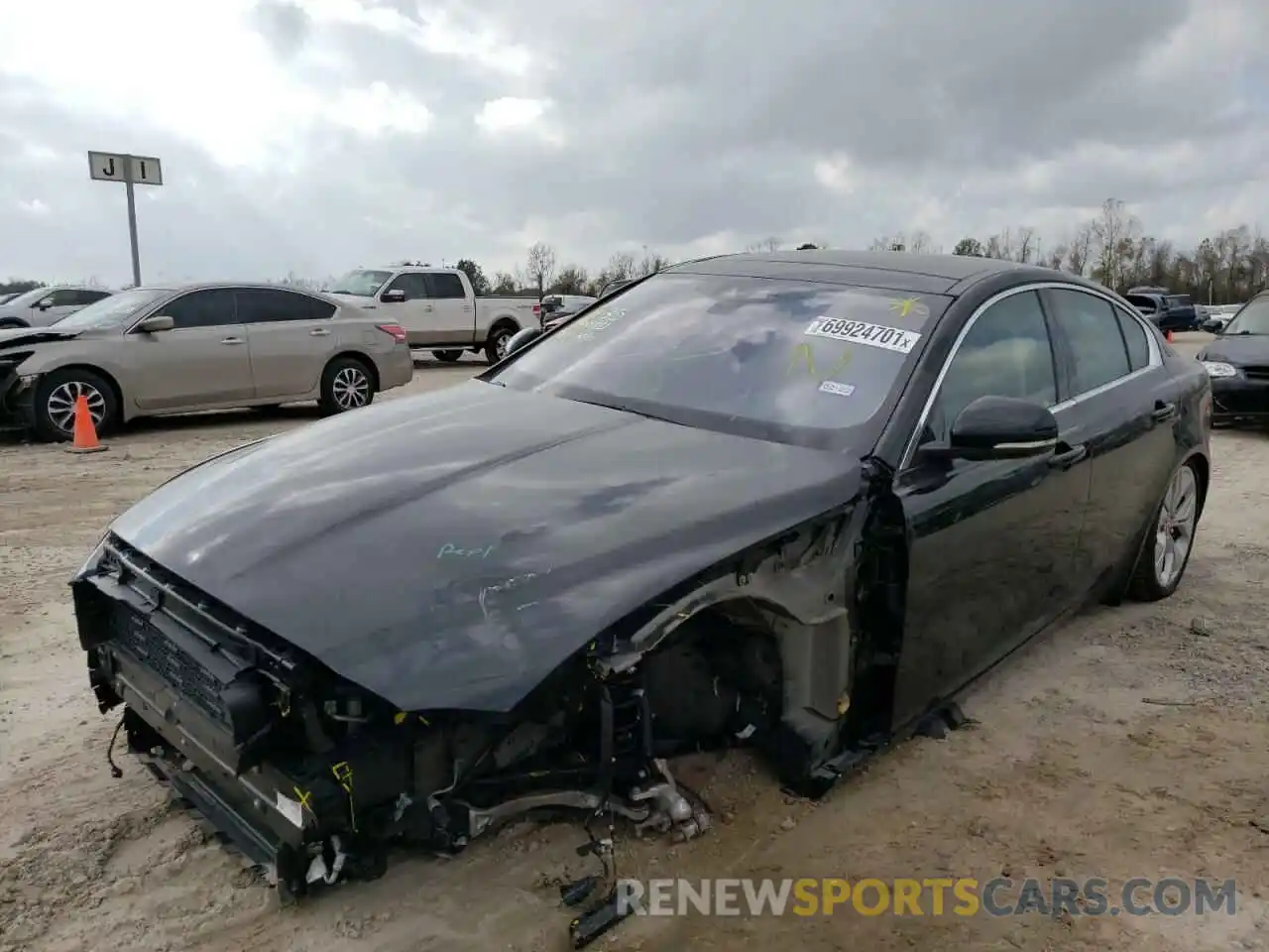 2 Photograph of a damaged car SAJAE4FX1LCP56524 JAGUAR XE 2020