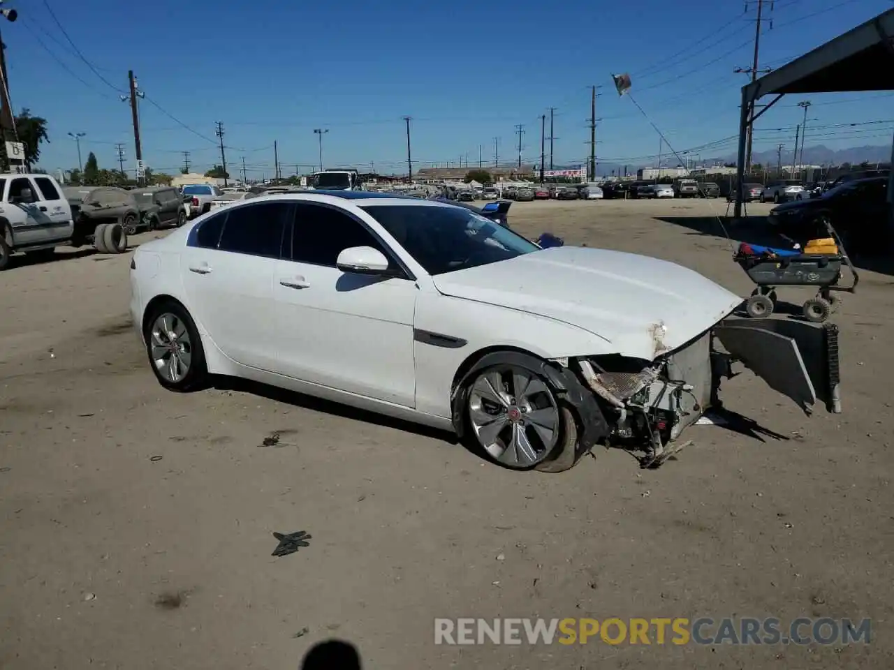 4 Photograph of a damaged car SAJAE4FX2LCP62901 JAGUAR XE 2020