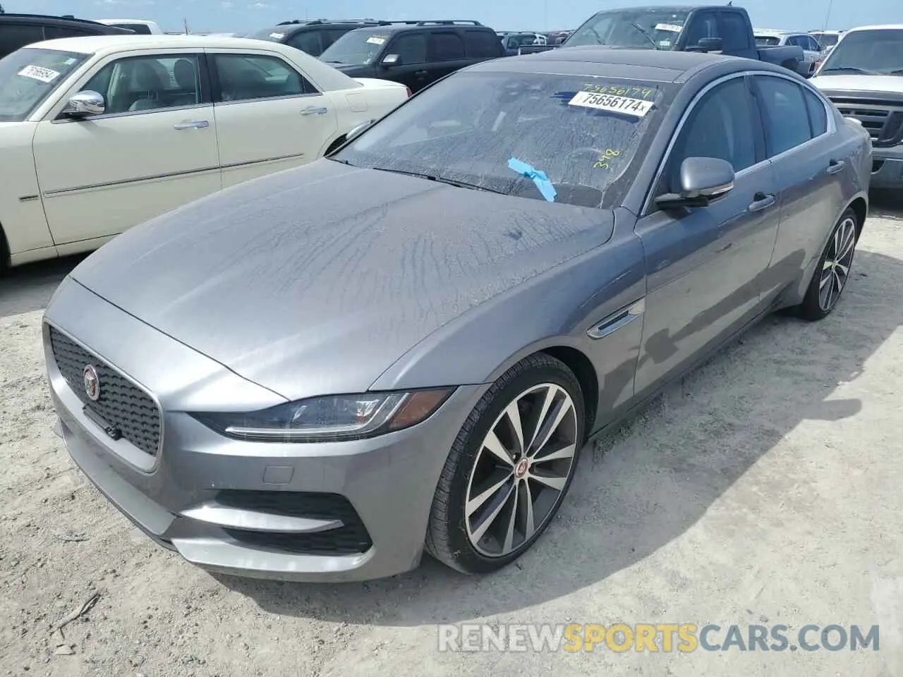 1 Photograph of a damaged car SAJAE4FX2LCP64194 JAGUAR XE 2020