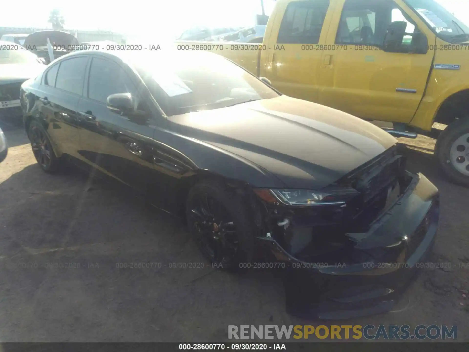 1 Photograph of a damaged car SAJAE4FX3LCP63927 JAGUAR XE 2020