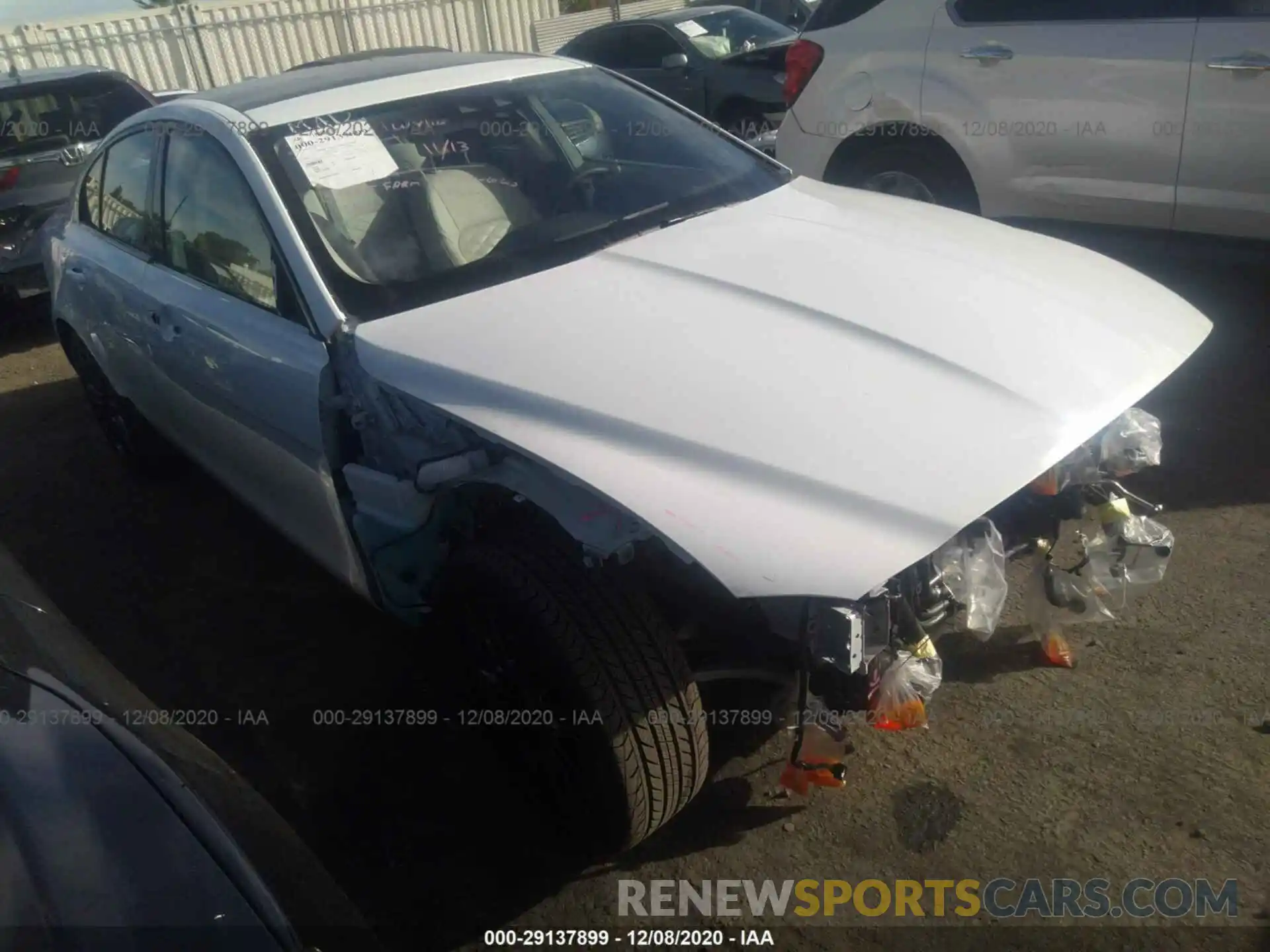 1 Photograph of a damaged car SAJAE4FX5LCP59152 JAGUAR XE 2020