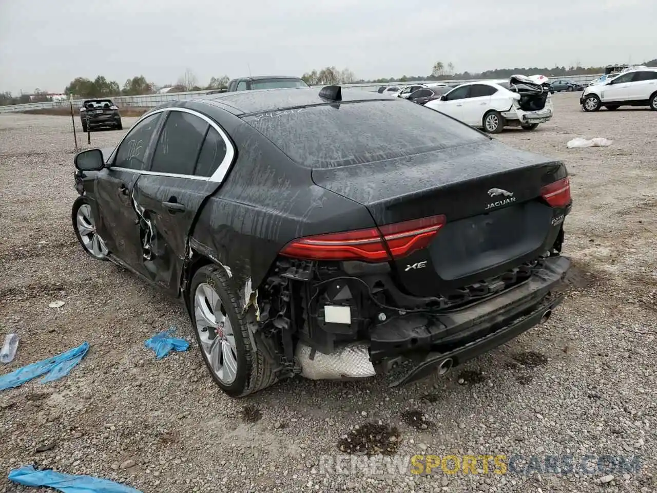 3 Photograph of a damaged car SAJAE4FX8LCP57265 JAGUAR XE 2020