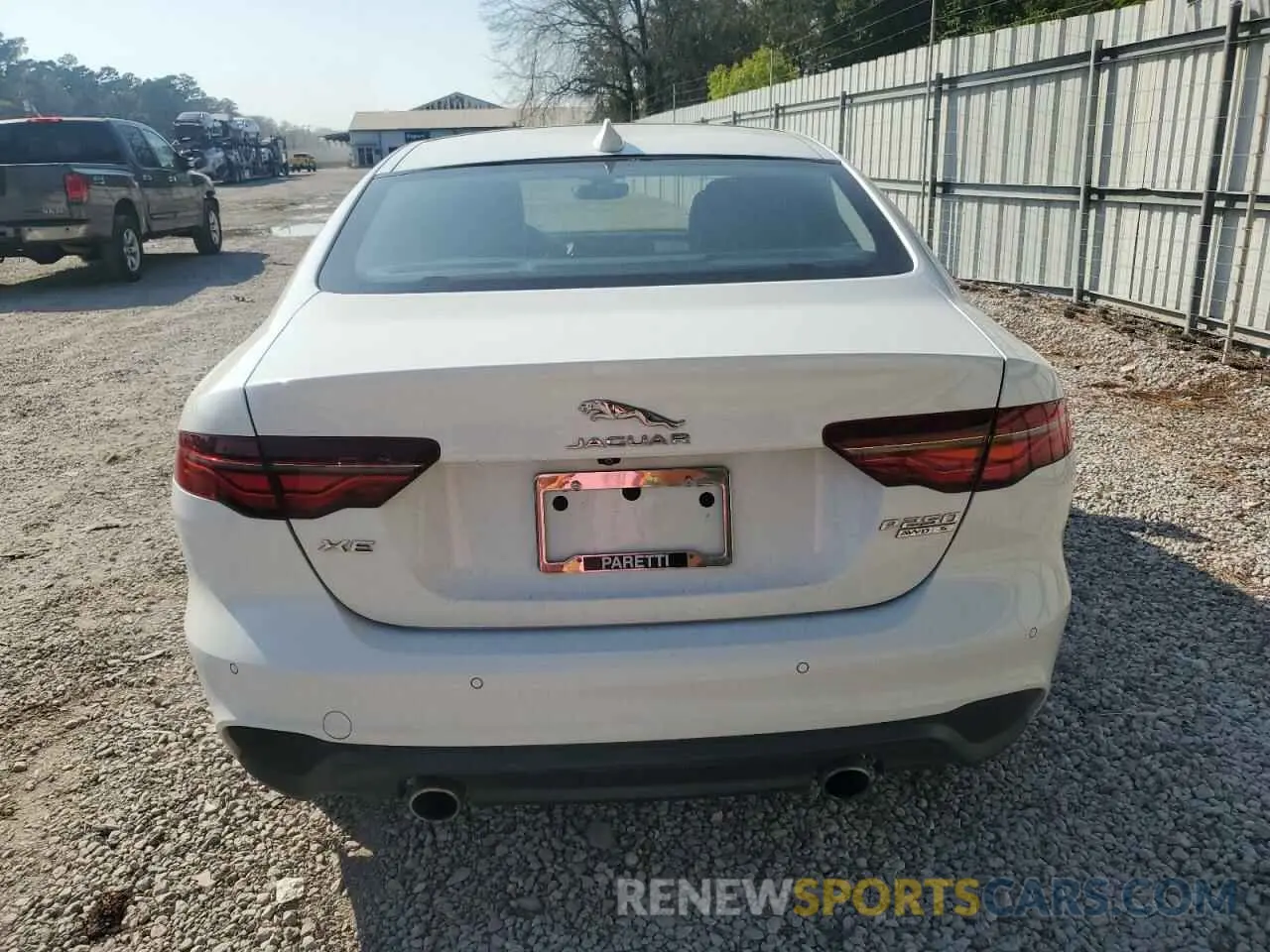 6 Photograph of a damaged car SAJAJ4FX5LCP65058 JAGUAR XE 2020