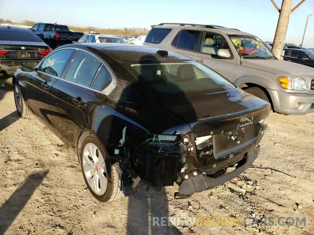 3 Photograph of a damaged car SAJAJ4FX6LCP61259 JAGUAR XE 2020