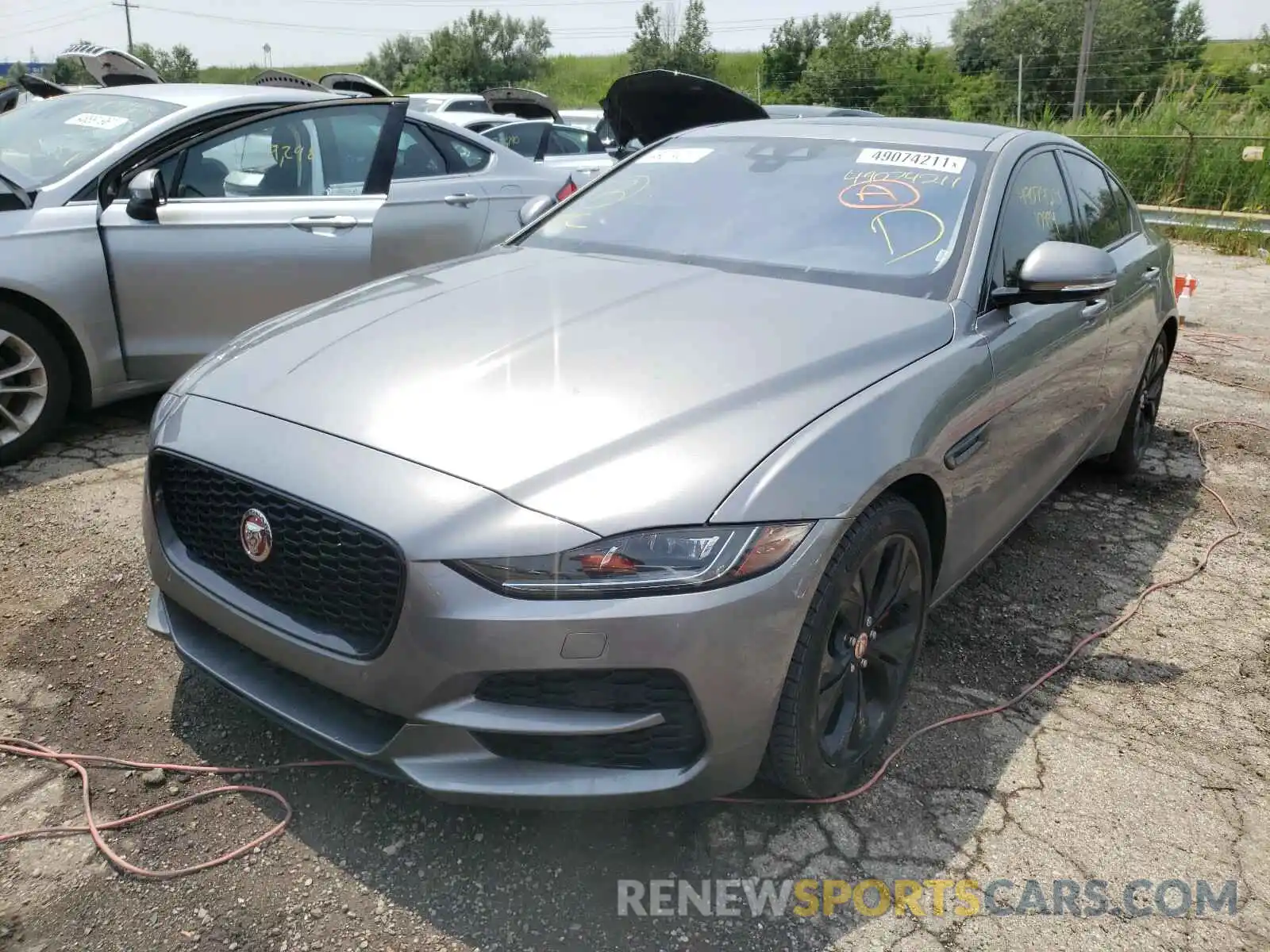 2 Photograph of a damaged car SAJAJ4FXXLCP56064 JAGUAR XE 2020