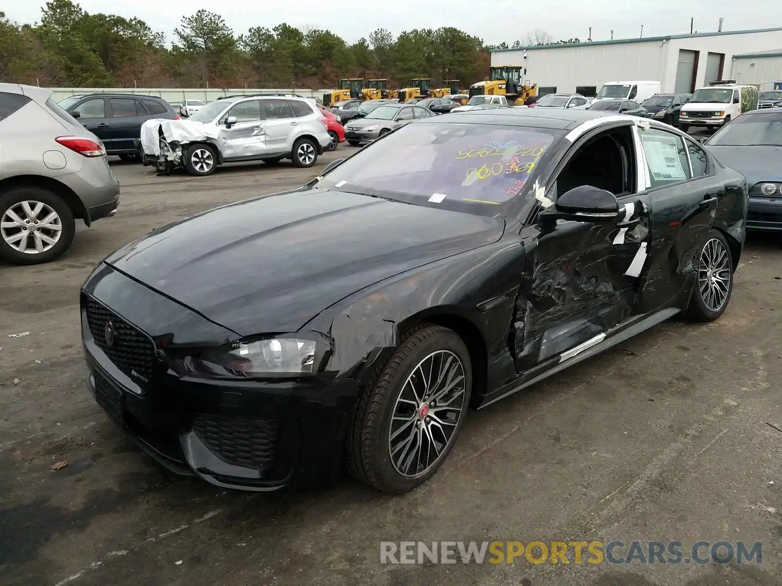 2 Photograph of a damaged car SAJAT4GX7LCP60369 JAGUAR XE 2020