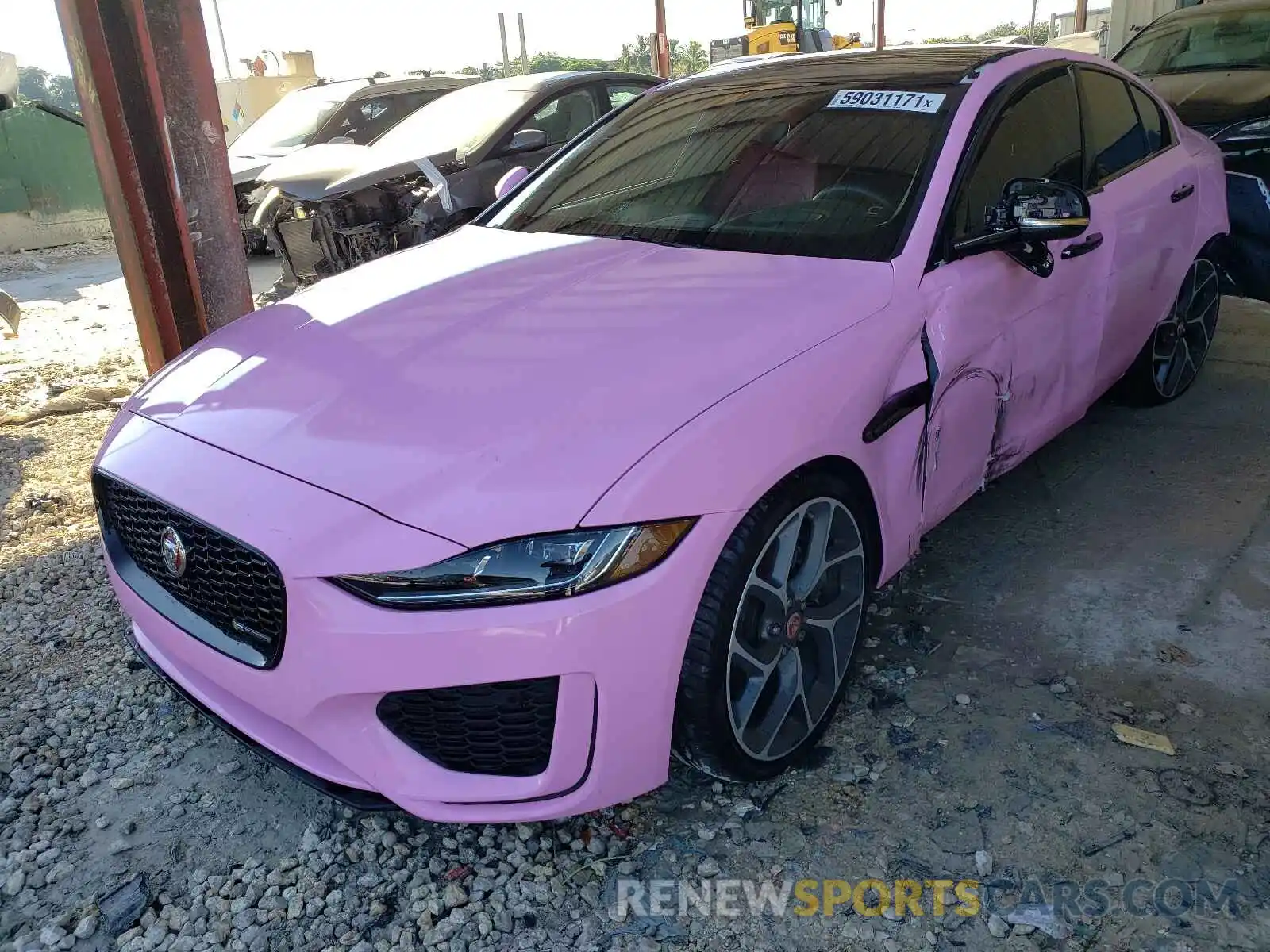 2 Photograph of a damaged car SAJAT4GX7LCP64888 JAGUAR XE 2020