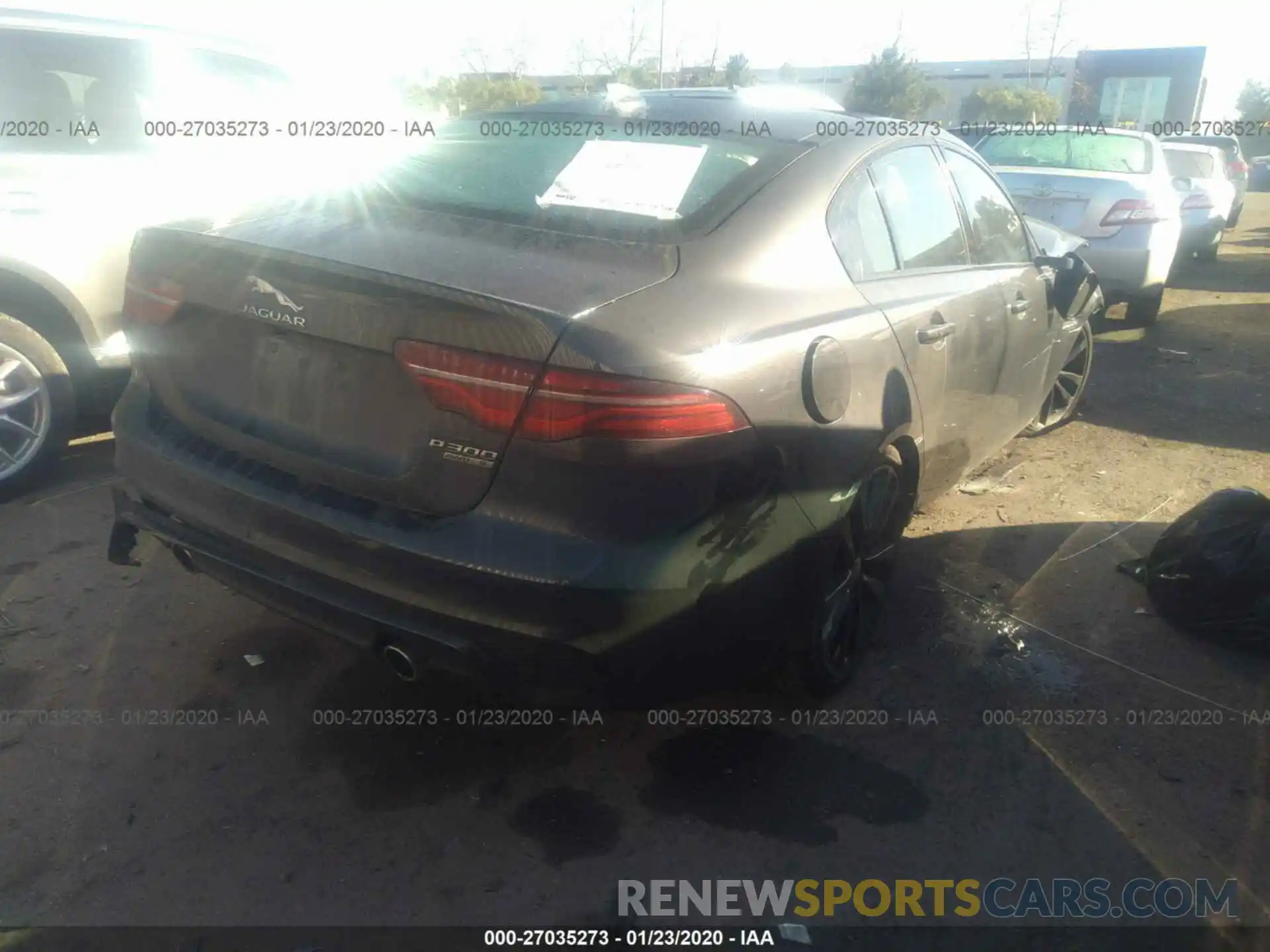 4 Photograph of a damaged car SAJAT4GX9LCP59899 JAGUAR XE 2020