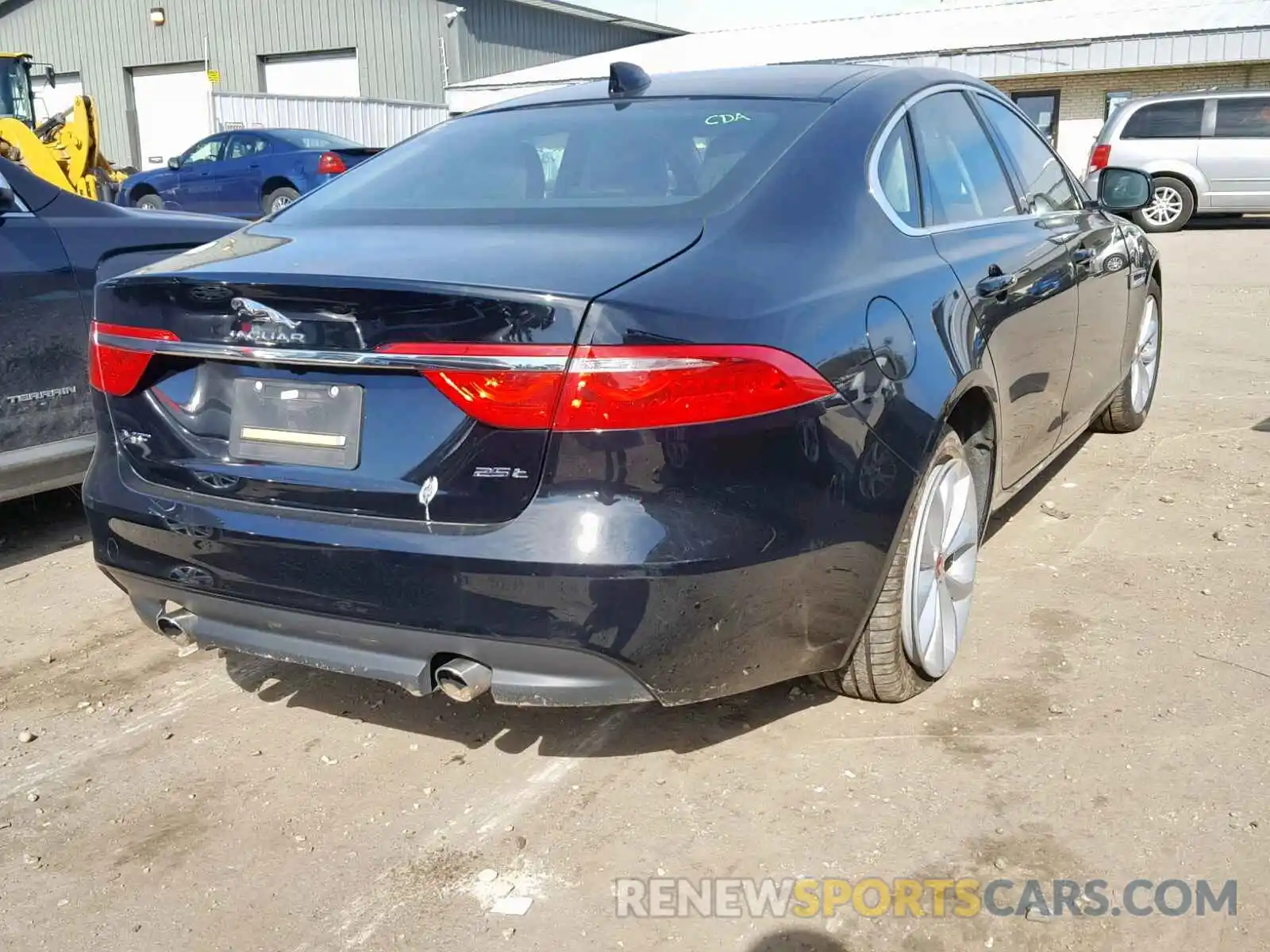 4 Photograph of a damaged car SAJBD4FX4KCY79014 JAGUAR XF 2019