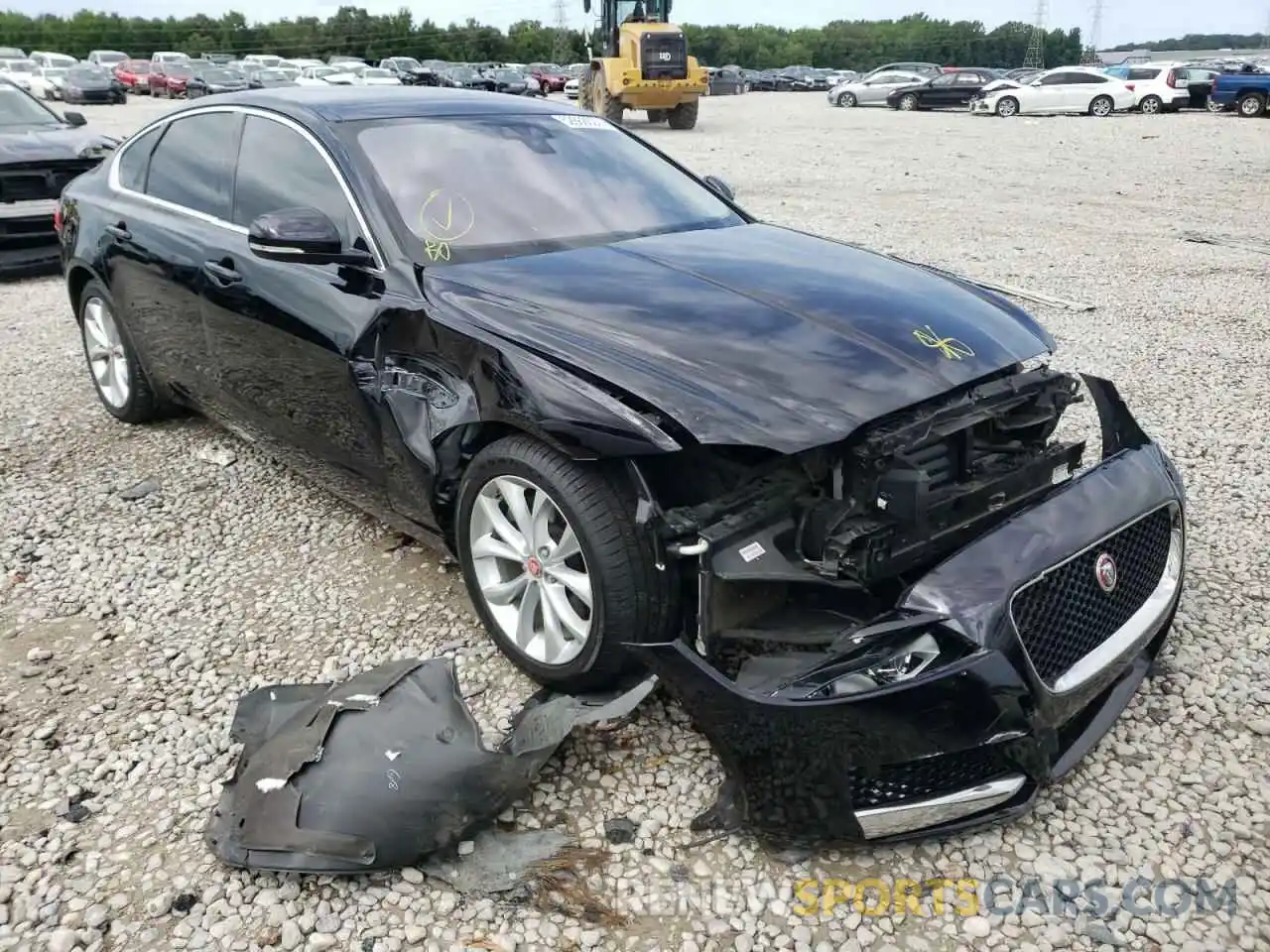 1 Photograph of a damaged car SAJBD4FX6KCY79189 JAGUAR XF 2019