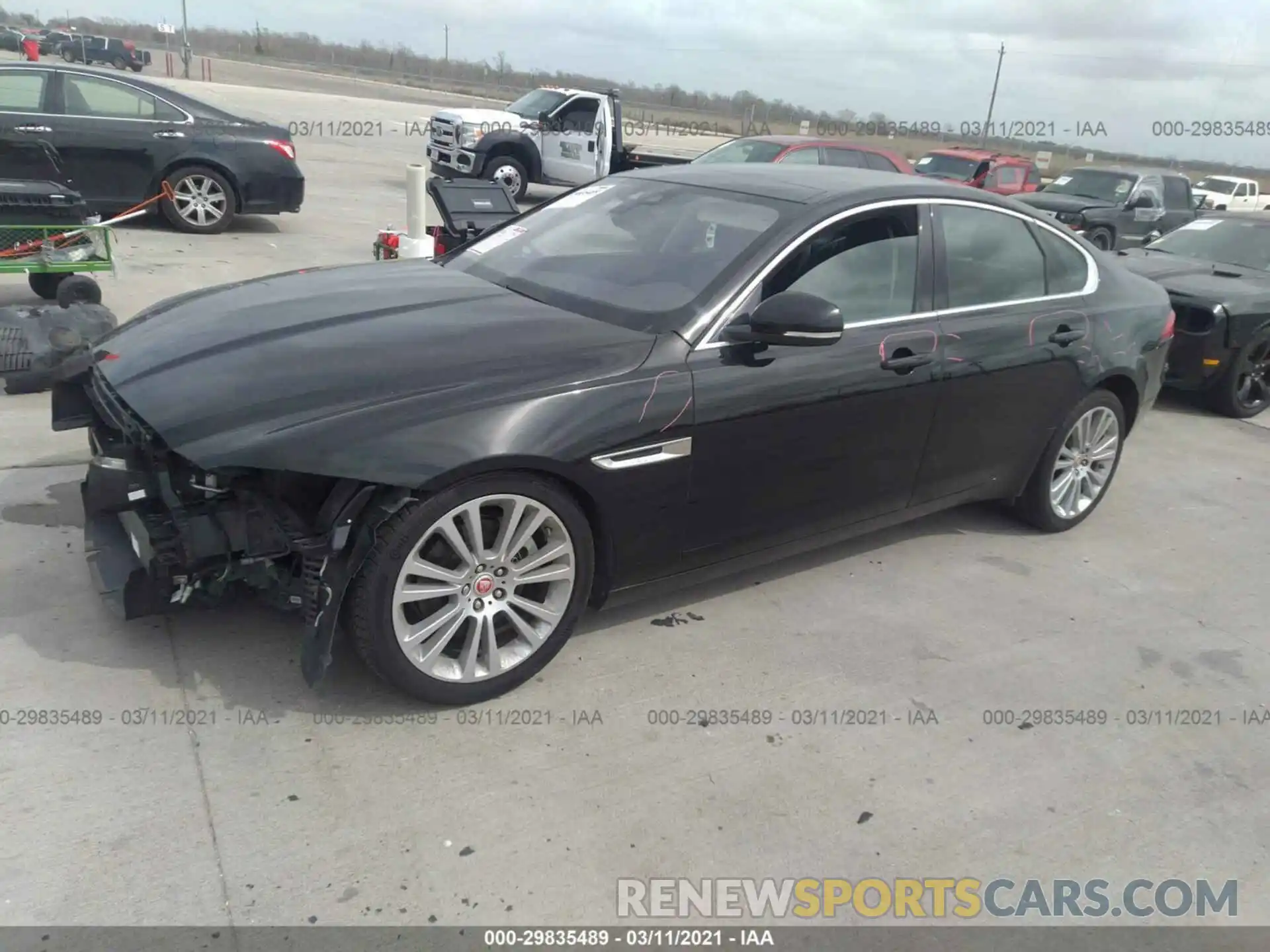 2 Photograph of a damaged car SAJBE4FX0KCY78262 JAGUAR XF 2019