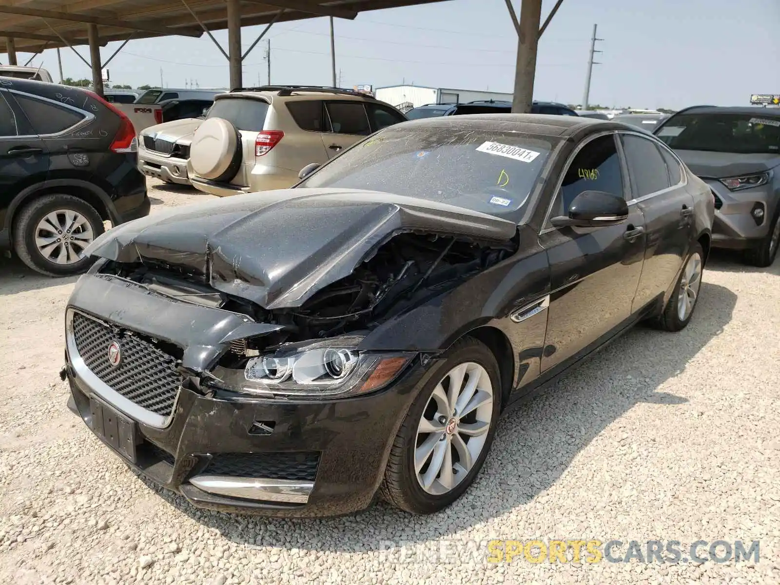 2 Photograph of a damaged car SAJBJ4FX9KCY79339 JAGUAR XF 2019