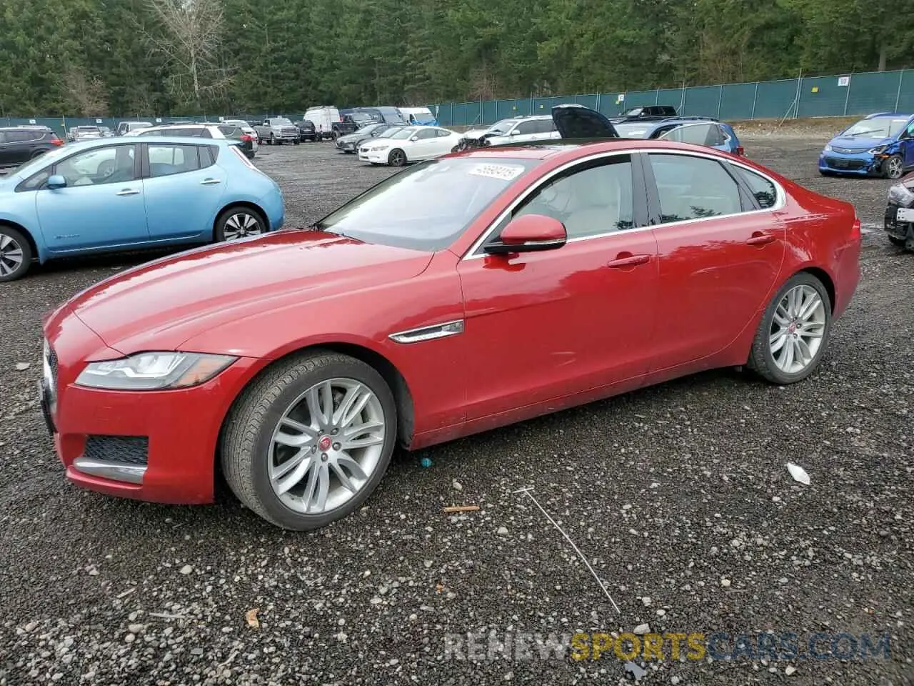 1 Photograph of a damaged car SAJBK4GX2KCY77458 JAGUAR XF 2019