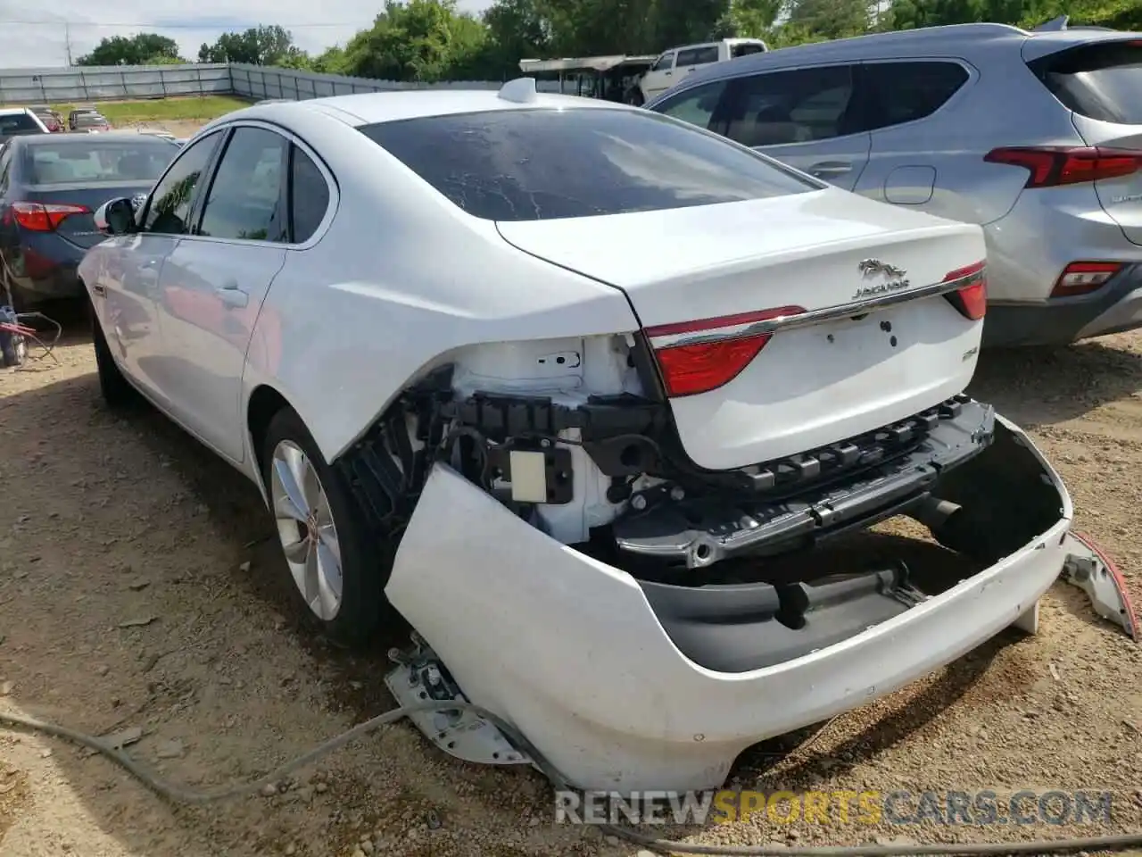 3 Photograph of a damaged car SAJBD4FX0LCY82963 JAGUAR XF 2020