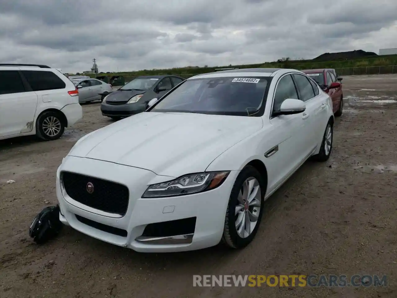 2 Photograph of a damaged car SAJBD4FX7LCY83334 JAGUAR XF 2020