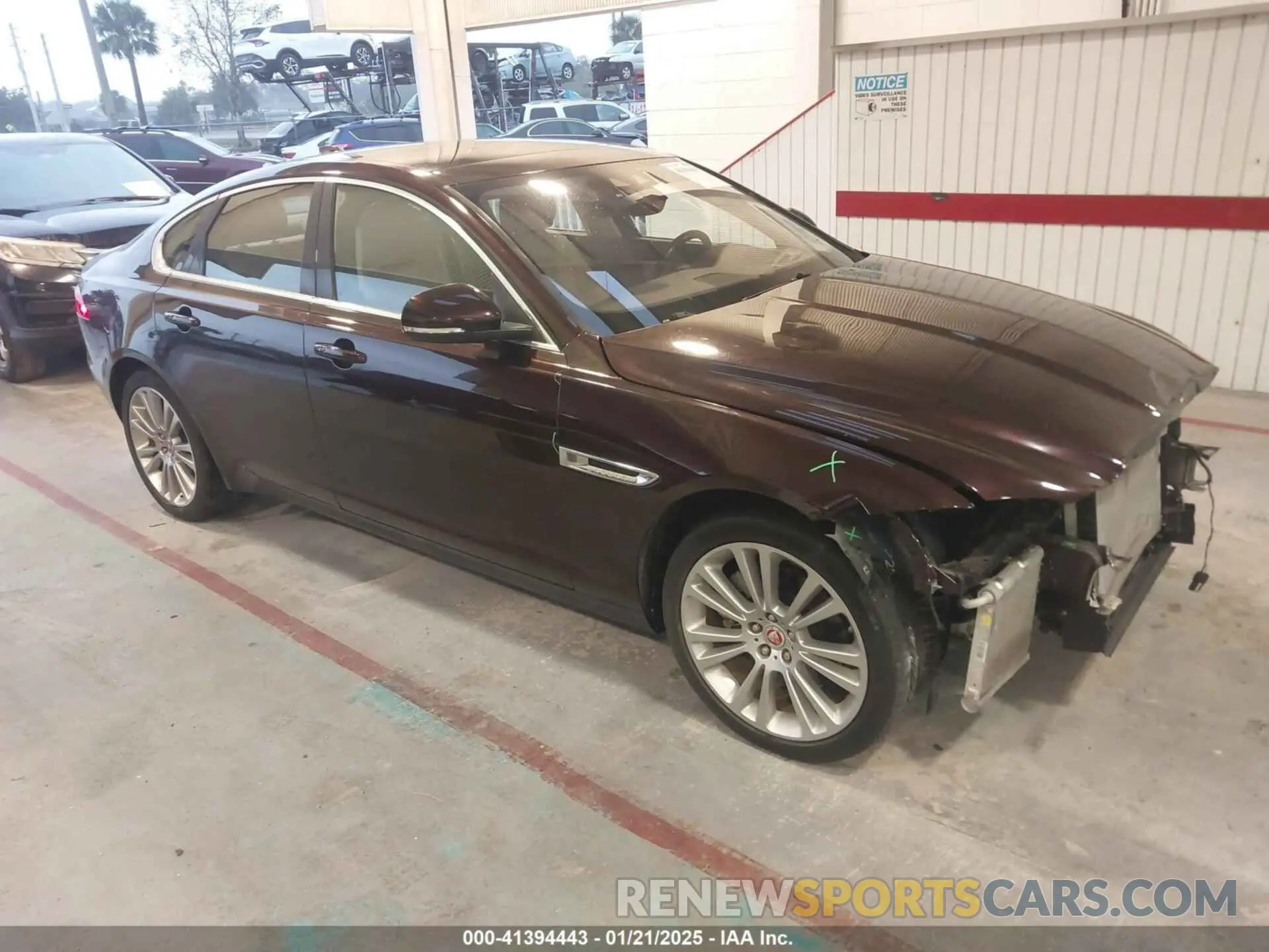 1 Photograph of a damaged car SAJBD4FXXLCY84820 JAGUAR XF 2020