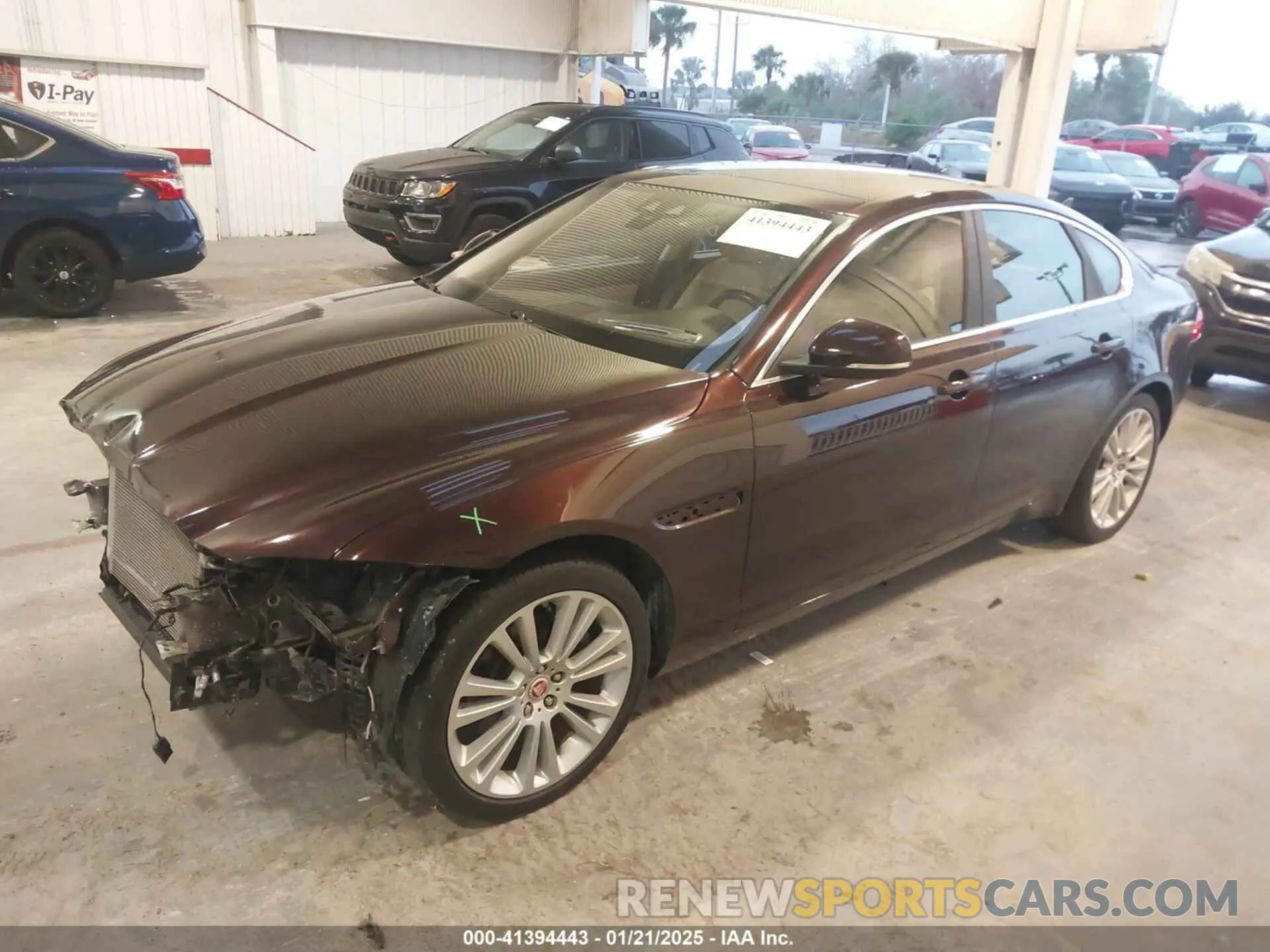2 Photograph of a damaged car SAJBD4FXXLCY84820 JAGUAR XF 2020