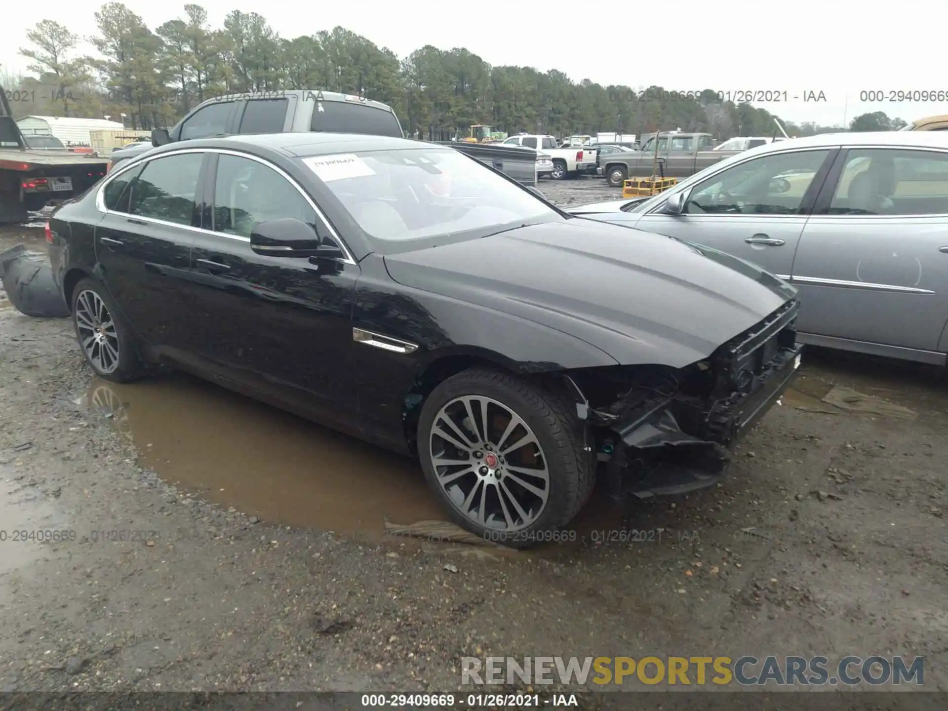 1 Photograph of a damaged car SAJBK4FX8LCY84787 JAGUAR XF 2020