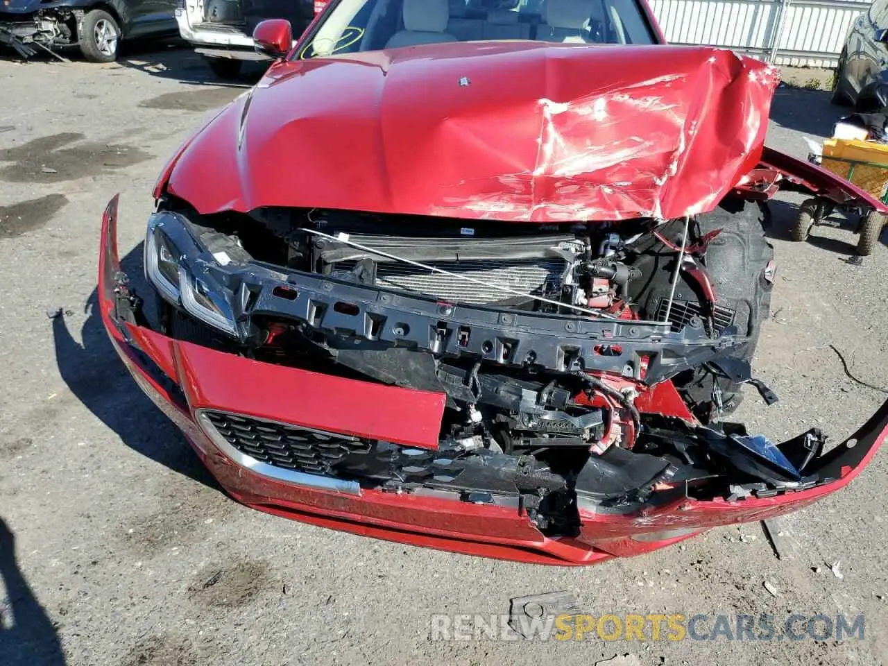 9 Photograph of a damaged car SAJBG4FX7MCY89062 JAGUAR XF 2021
