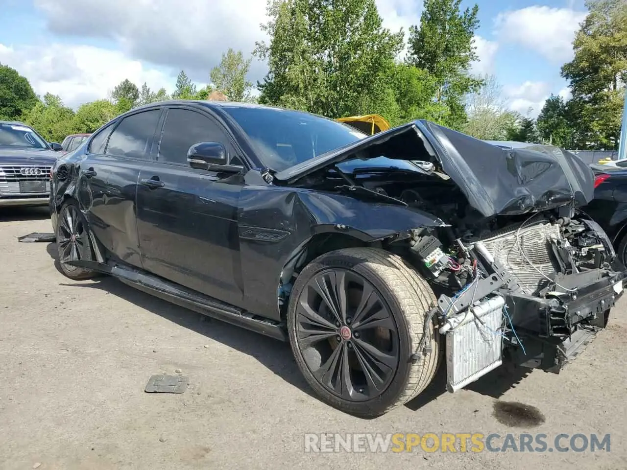 4 Photograph of a damaged car SAJBL4GX0MCY89348 JAGUAR XF 2021