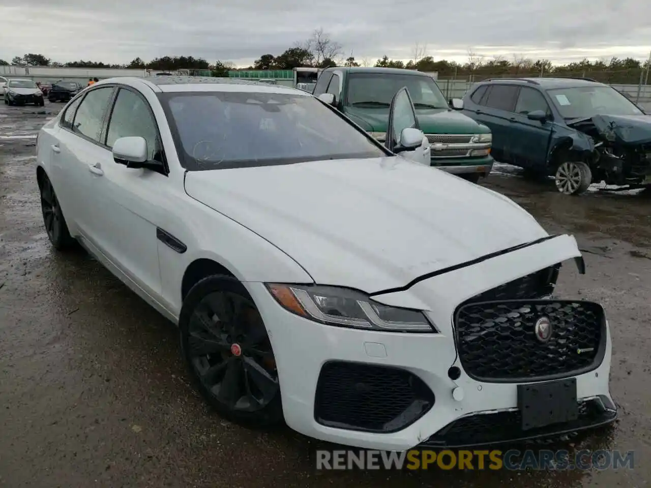 1 Photograph of a damaged car SAJBL4GX3MCY88565 JAGUAR XF 2021