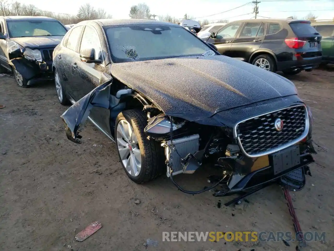 1 Photograph of a damaged car SAJBL4GX9MCY89638 JAGUAR XF 2021