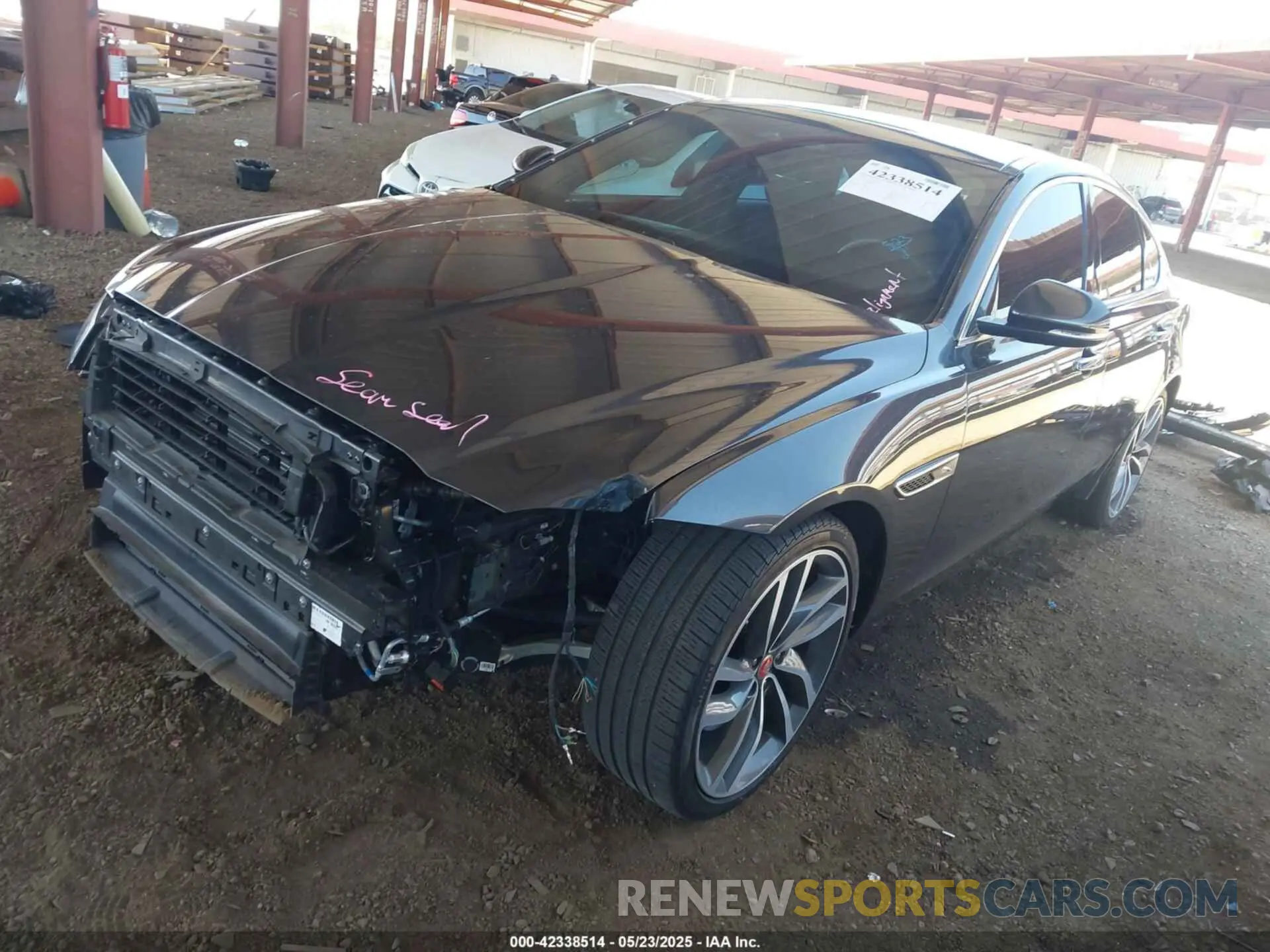 2 Photograph of a damaged car SAJBG4FX4NCY92115 JAGUAR XF 2022