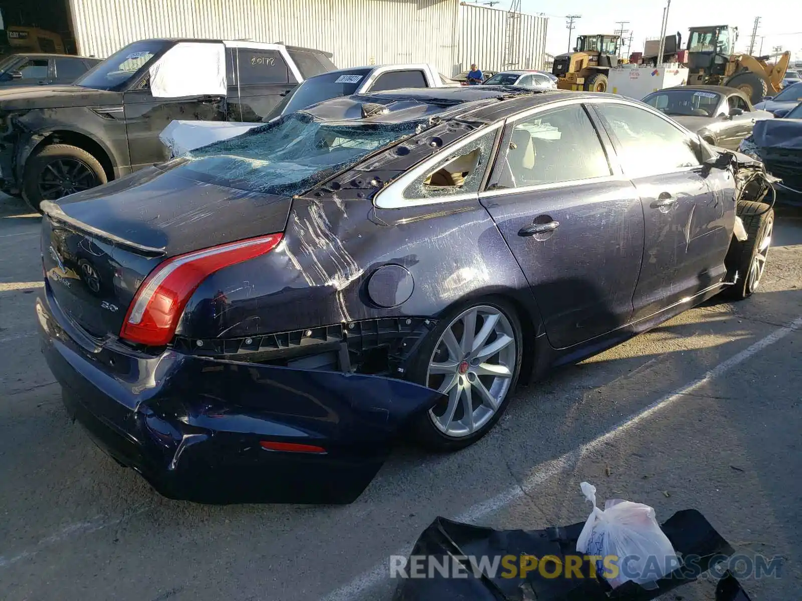 4 Photograph of a damaged car SAJWA1C76K8W20282 JAGUAR XJ 2019