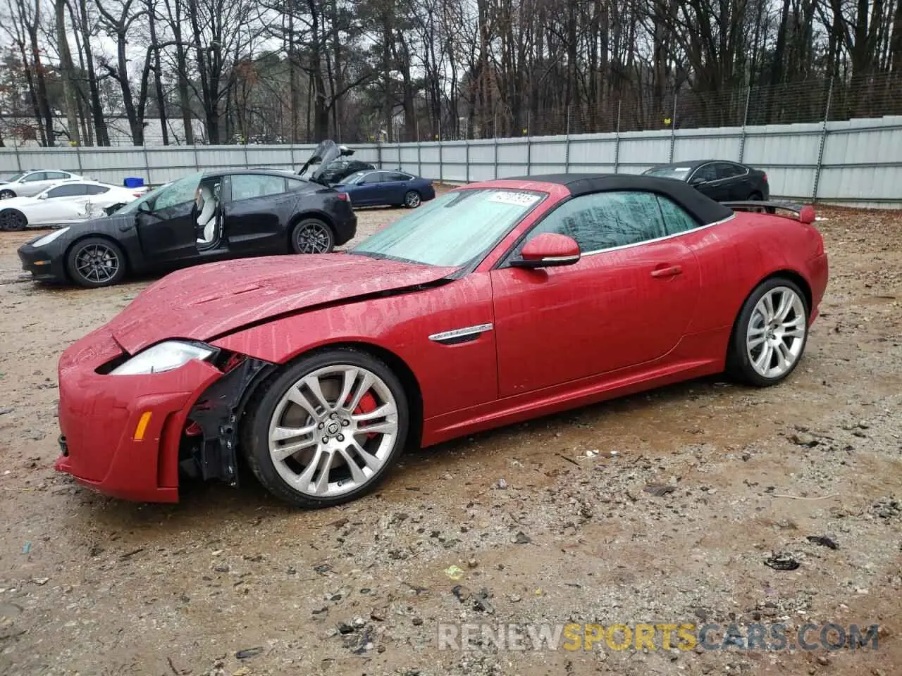 1 Photograph of a damaged car SAJWA4JA2CMB47900 JAGUAR XKR 2012