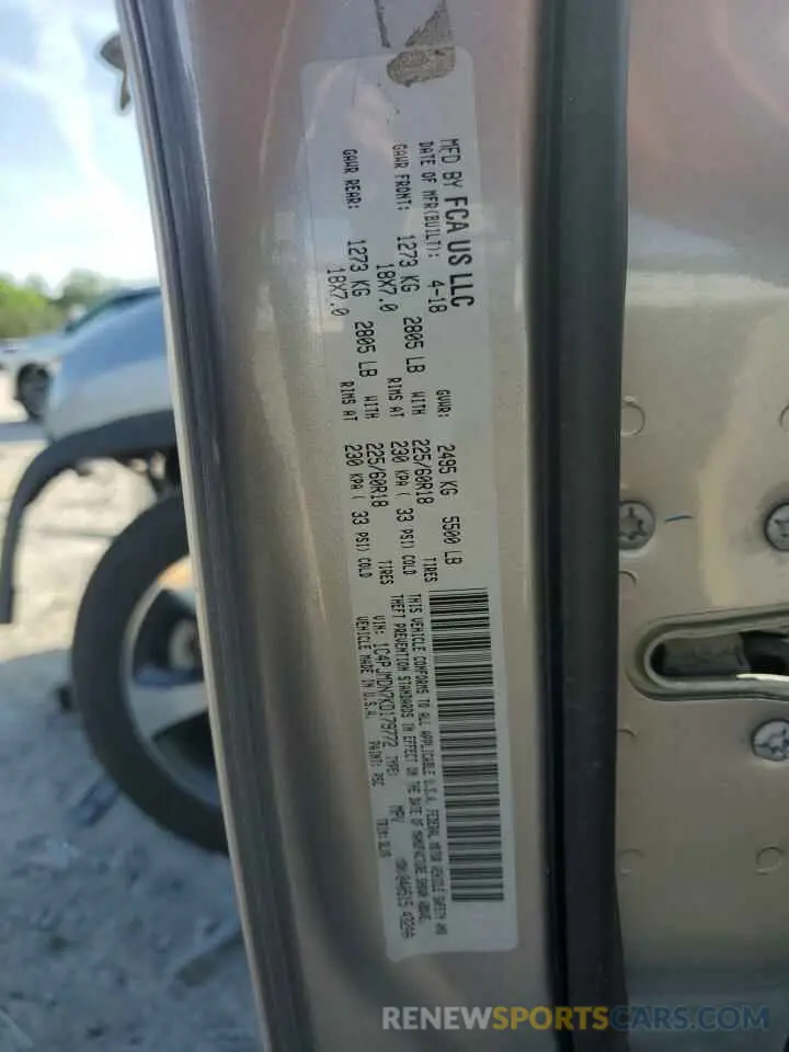 14 Photograph of a damaged car 1C4PJMDN7KD179772 JEEP ALL OTHER 2019