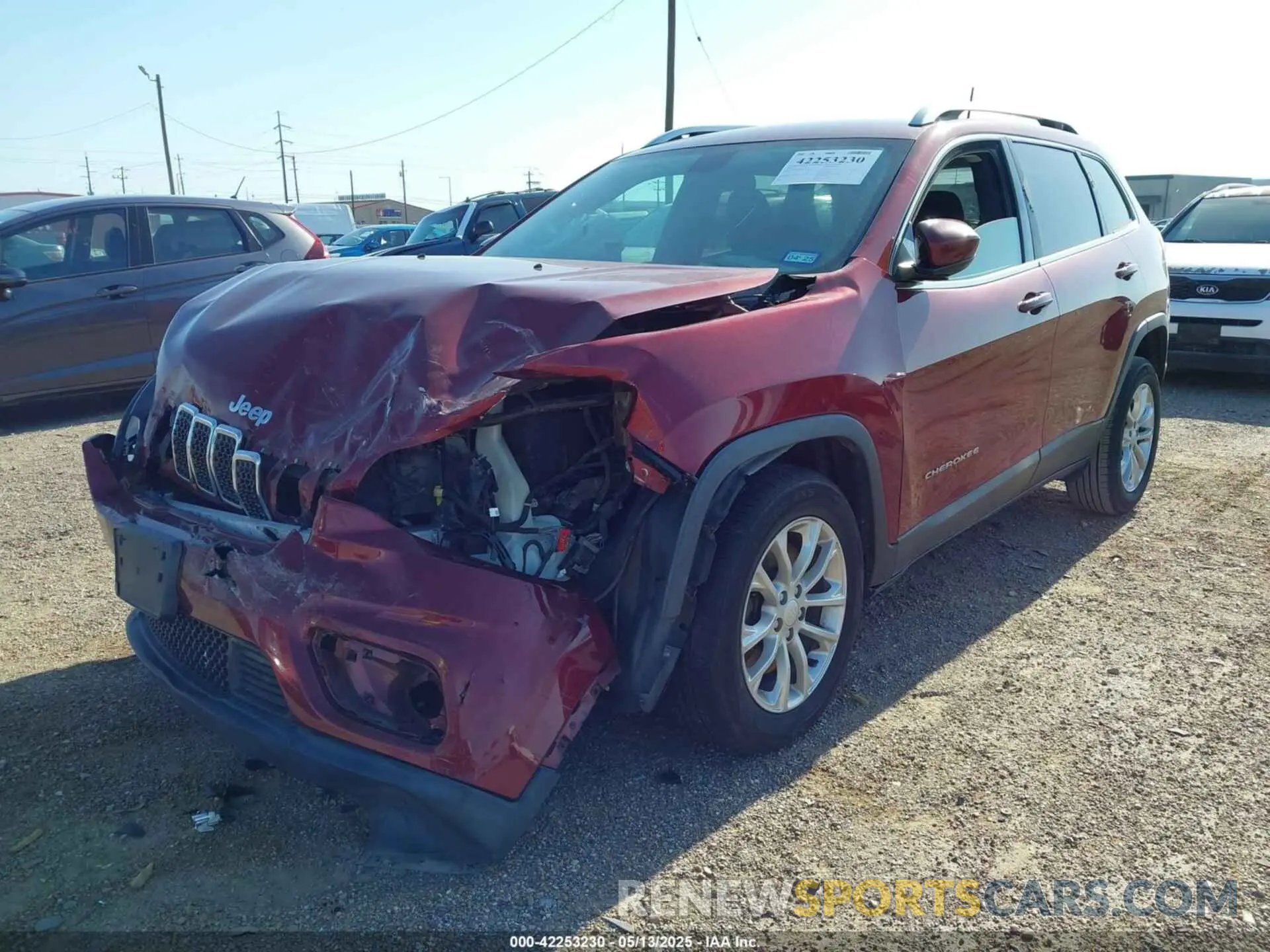 2 Photograph of a damaged car 1C4PJLCB2KD129024 JEEP CHEROKEE 2019