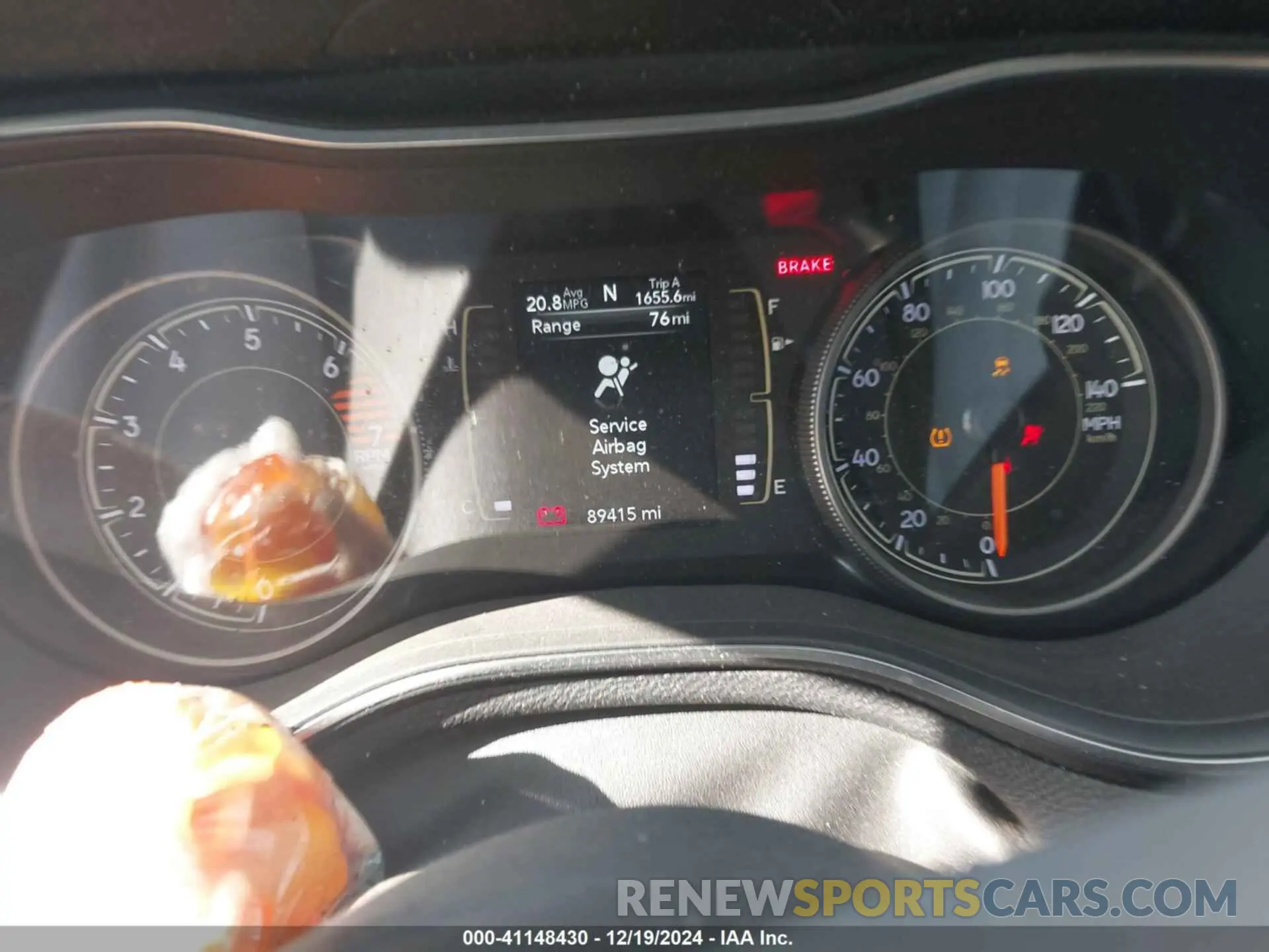 7 Photograph of a damaged car 1C4PJLCB9KD396080 JEEP CHEROKEE 2019