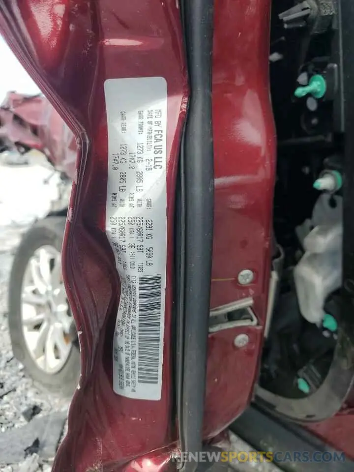 14 Photograph of a damaged car 1C4PJLCBXKD406180 JEEP CHEROKEE 2019